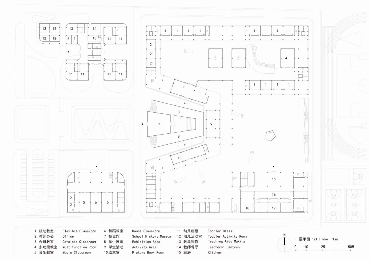 BIM Architecture | Four Times Academy · Suqian Suyu Experimental Primary School Reconstruction/Jianhe Architecture