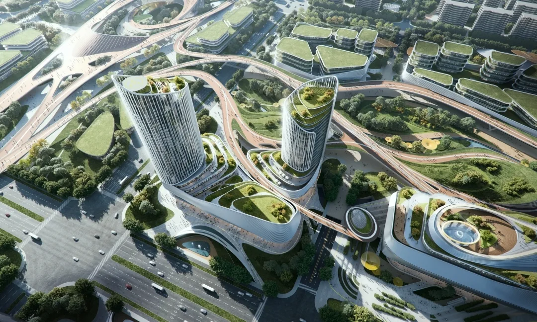 BIM Architecture | Urban Design Scheme for the Central Area of Xinchengdong District, Changping, Beijing/COFCO Real Estate+Zhongyuan China+Qingdao Coastal Area