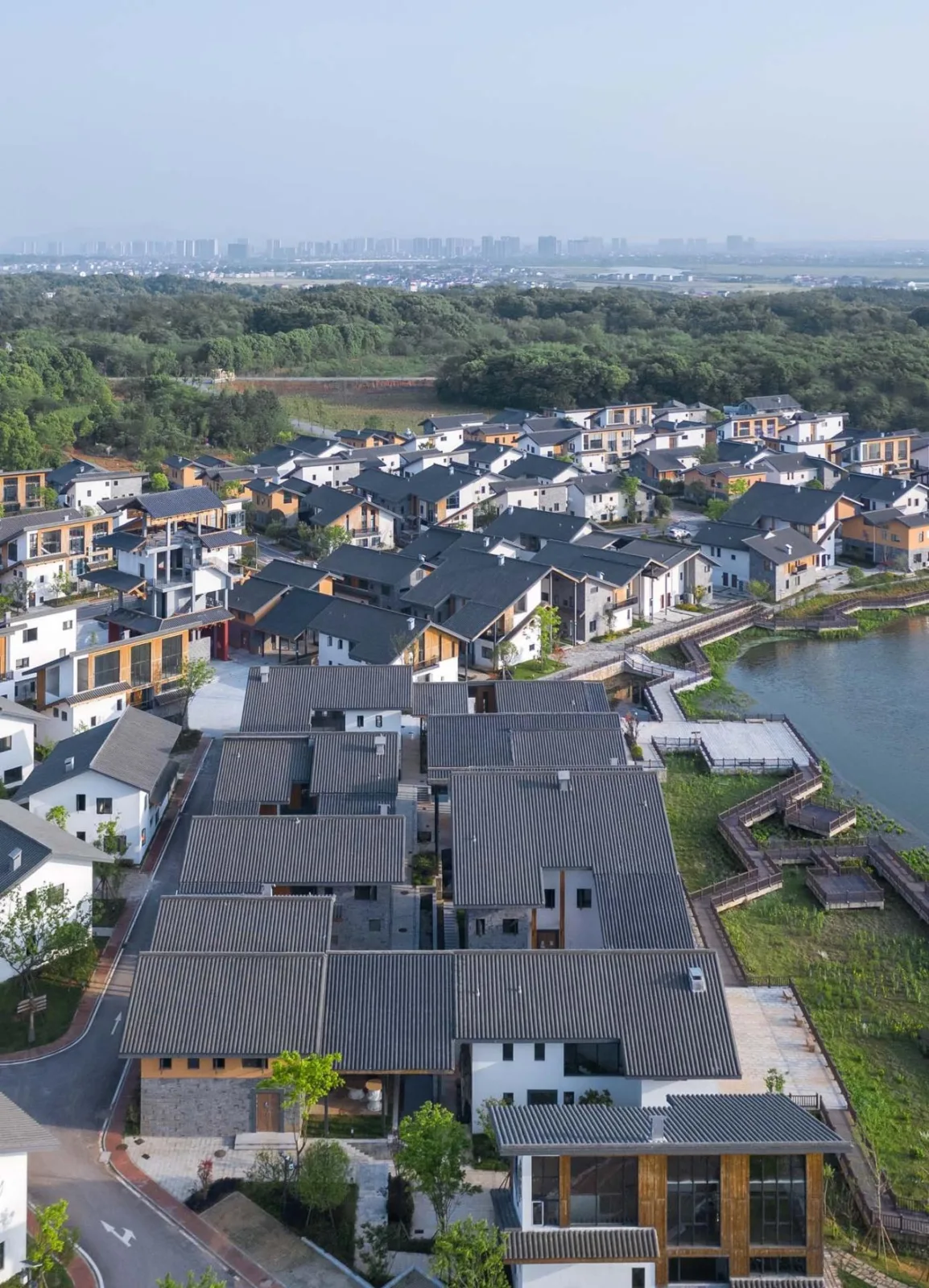 BIM Architecture | Miluo "Dragon Boat Festival Family" Rural Settlement/Artificial Architecture Studio