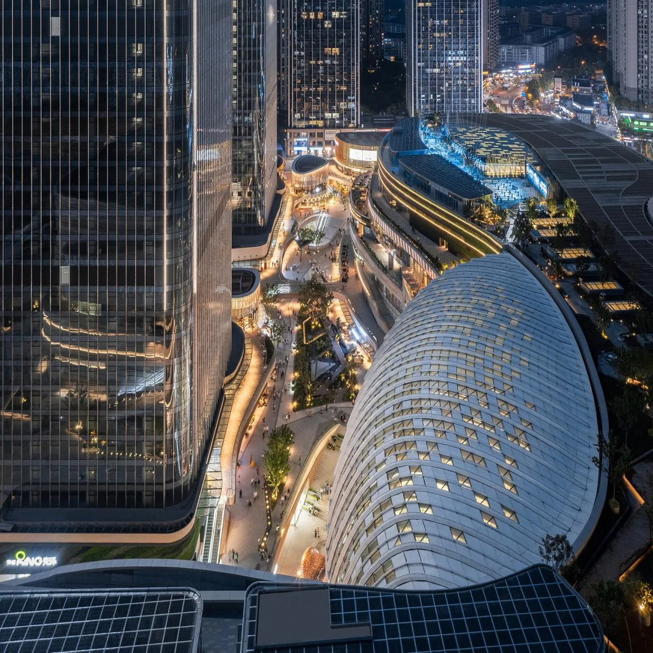 BIM Architecture | Hong Kong Land Chongqing Halo The Ring Shopping Park/PHA Pai Ang