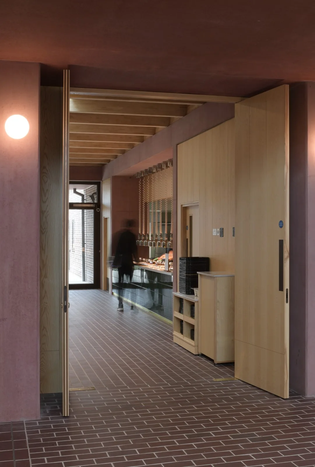 BIM Architecture | Retro Green Glaze, Cambridge University Canteen/Feilden Fowler