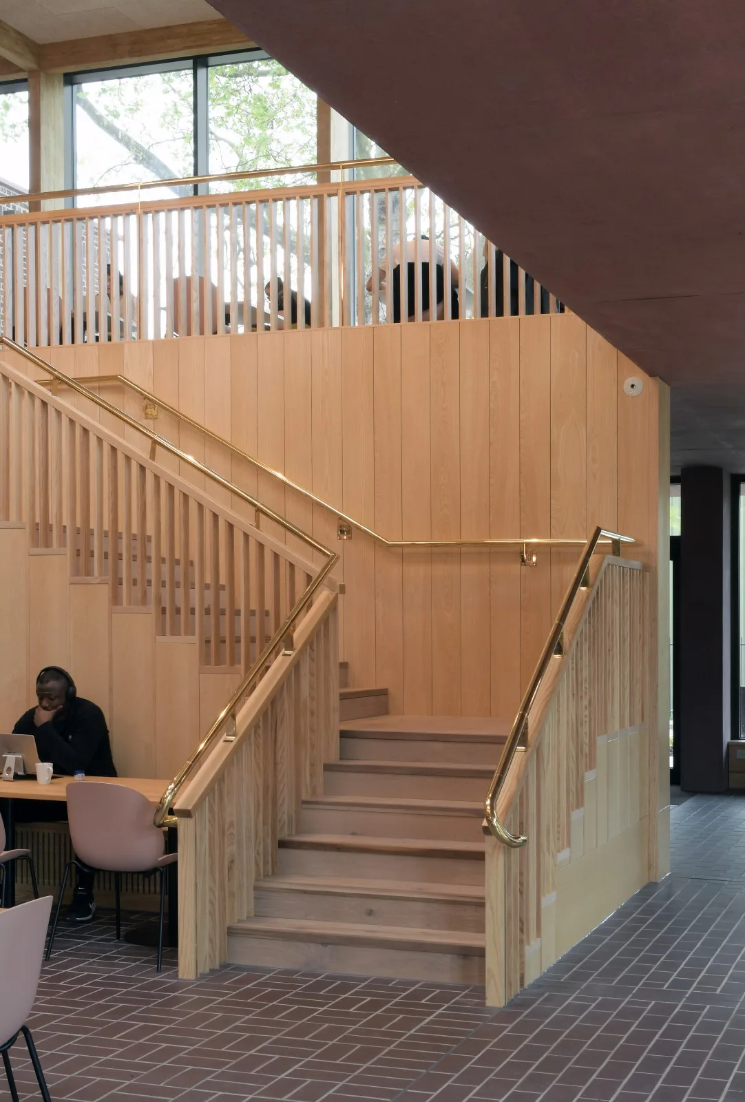 BIM Architecture | Retro Green Glaze, Cambridge University Canteen/Feilden Fowler