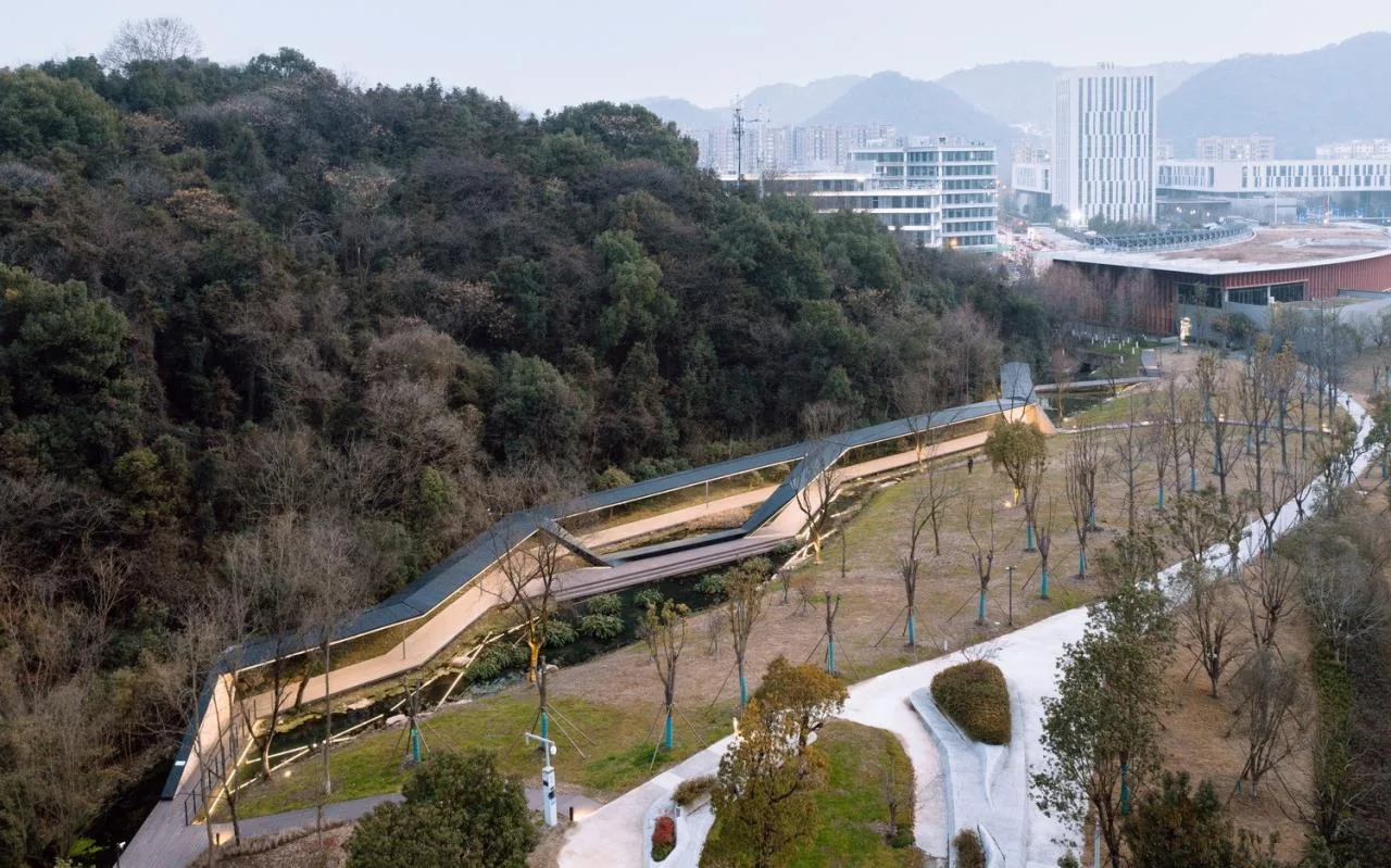 BIM architecture | River eaves: Zhejiang Conservatory of Music campus micro update/Zhu Peidong line+architectural firm gad