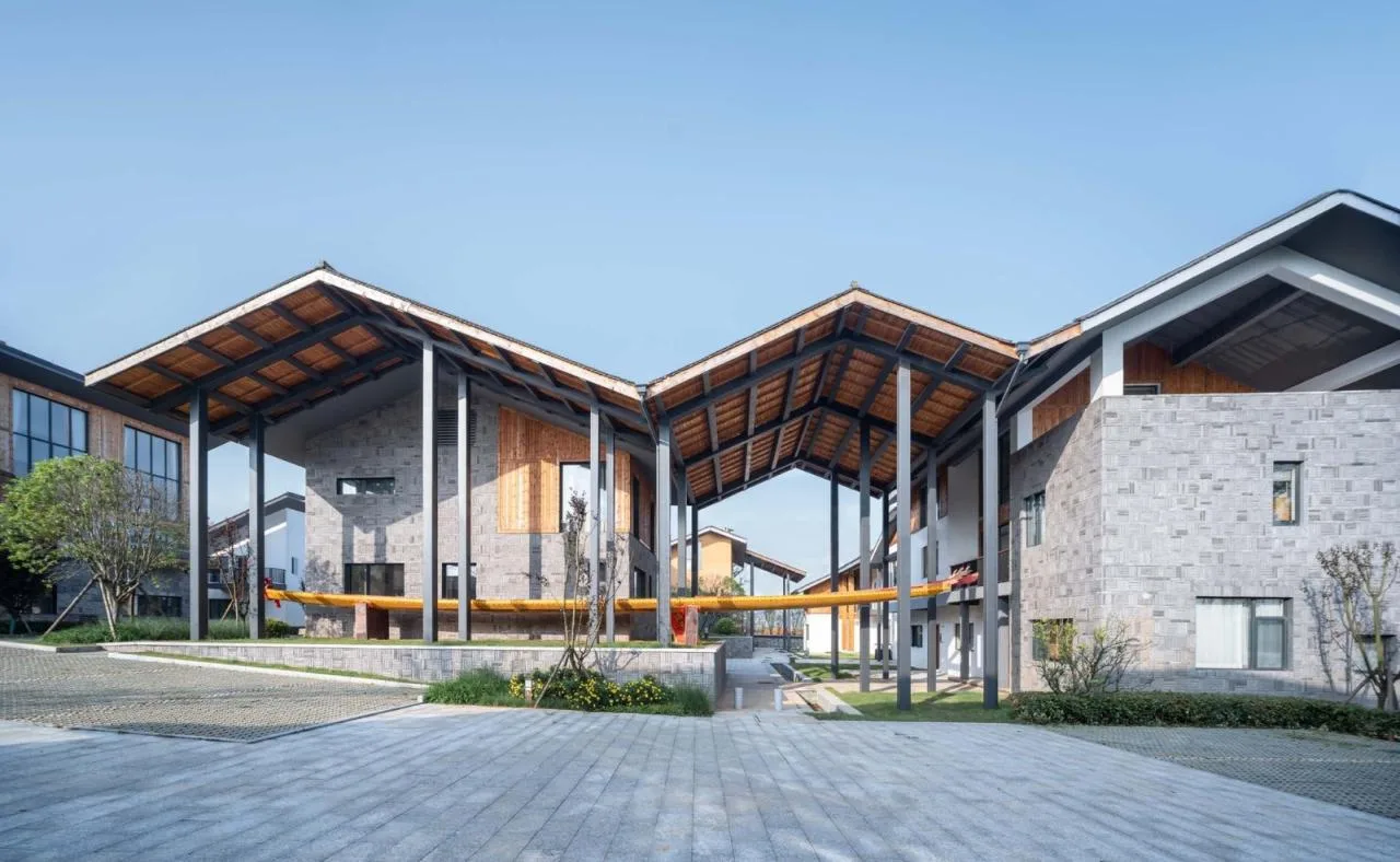 BIM Architecture | Miluo "Dragon Boat Festival Family" Rural Settlement/Artificial Architecture Studio