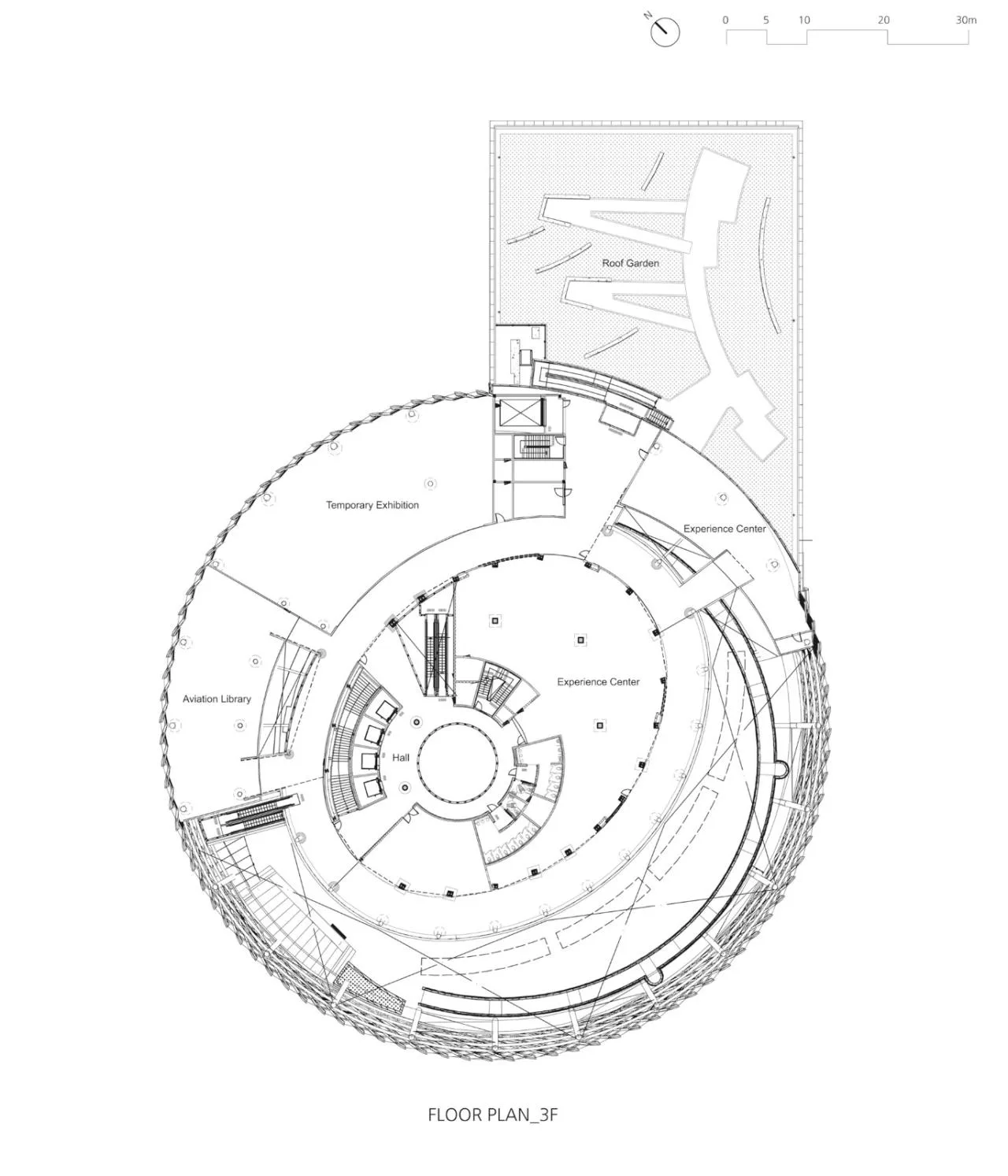 BIM Architecture | Ground 'Turbine', National Air Museum of Korea/Haeahn Architecture