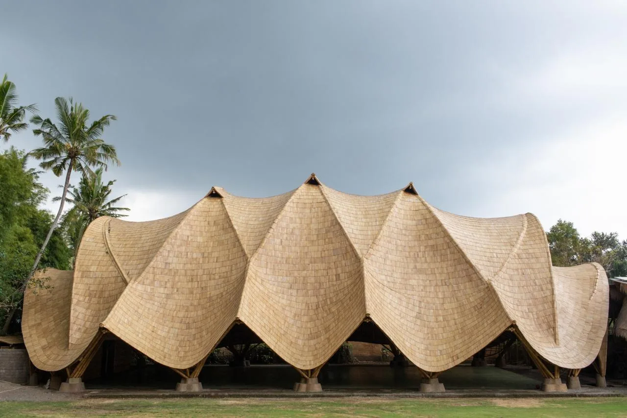 BIM Architecture | Minimum Structure Maximum Space, Bamboo Installation "Arc"/IBUKU