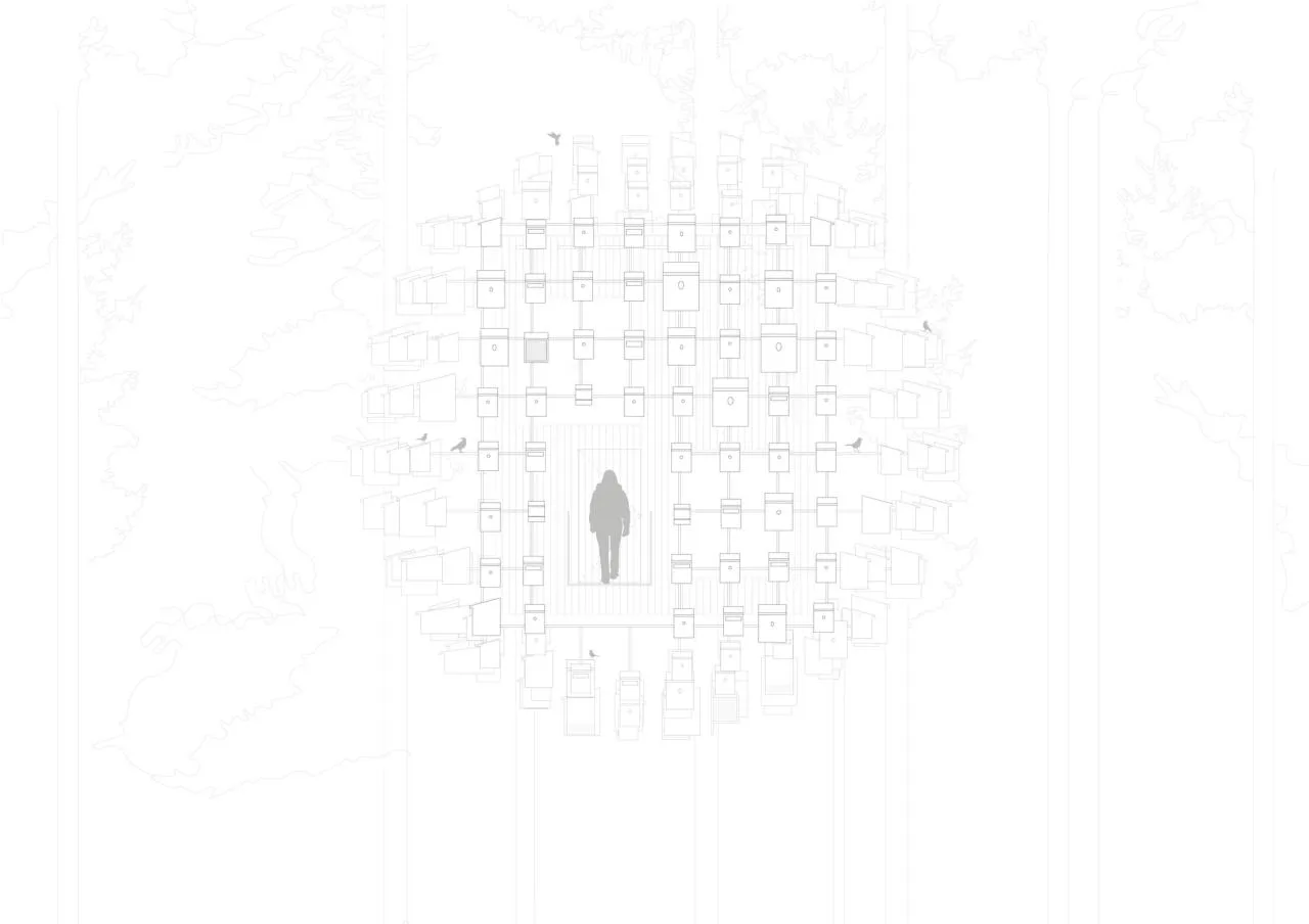 BIM Architecture | Tree Top Hotel 'Biosphere'/BIG