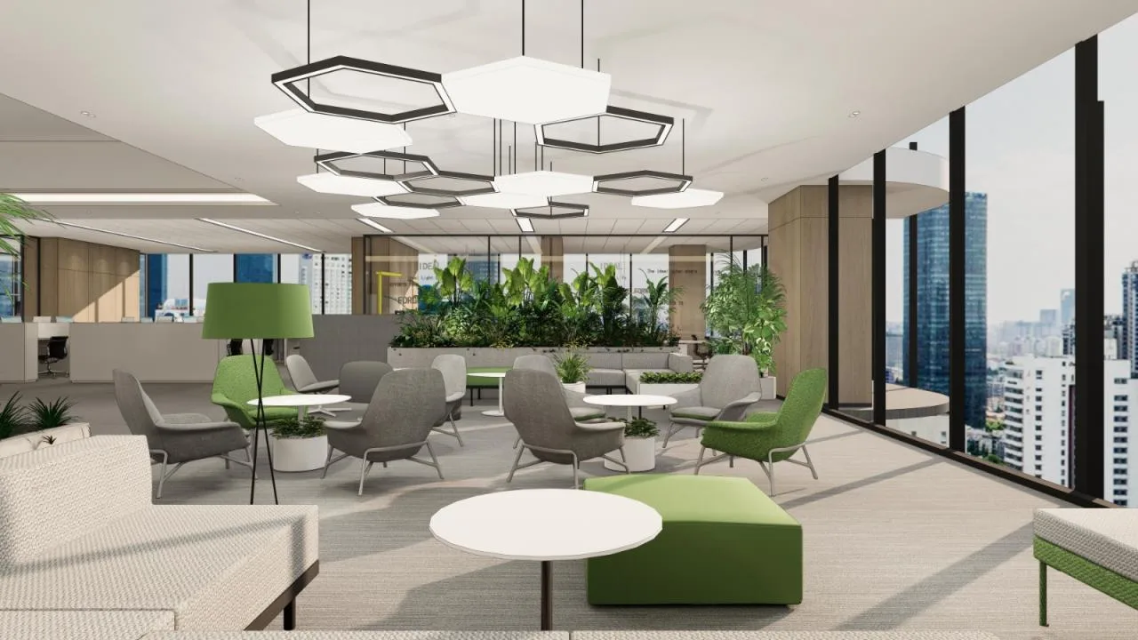 BIM Architecture | Leading Pharmaceutical Company Park style Headquarters Office · Shangyao Changyao Business Center/Jianhe Building