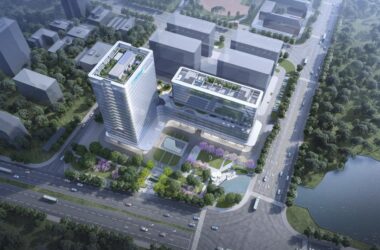 BIM Architecture: Park-Style Headquarters for Leading Pharmaceutical Company at Shangyao Changyao Business Center, Jianhe Building-BIM WORLD