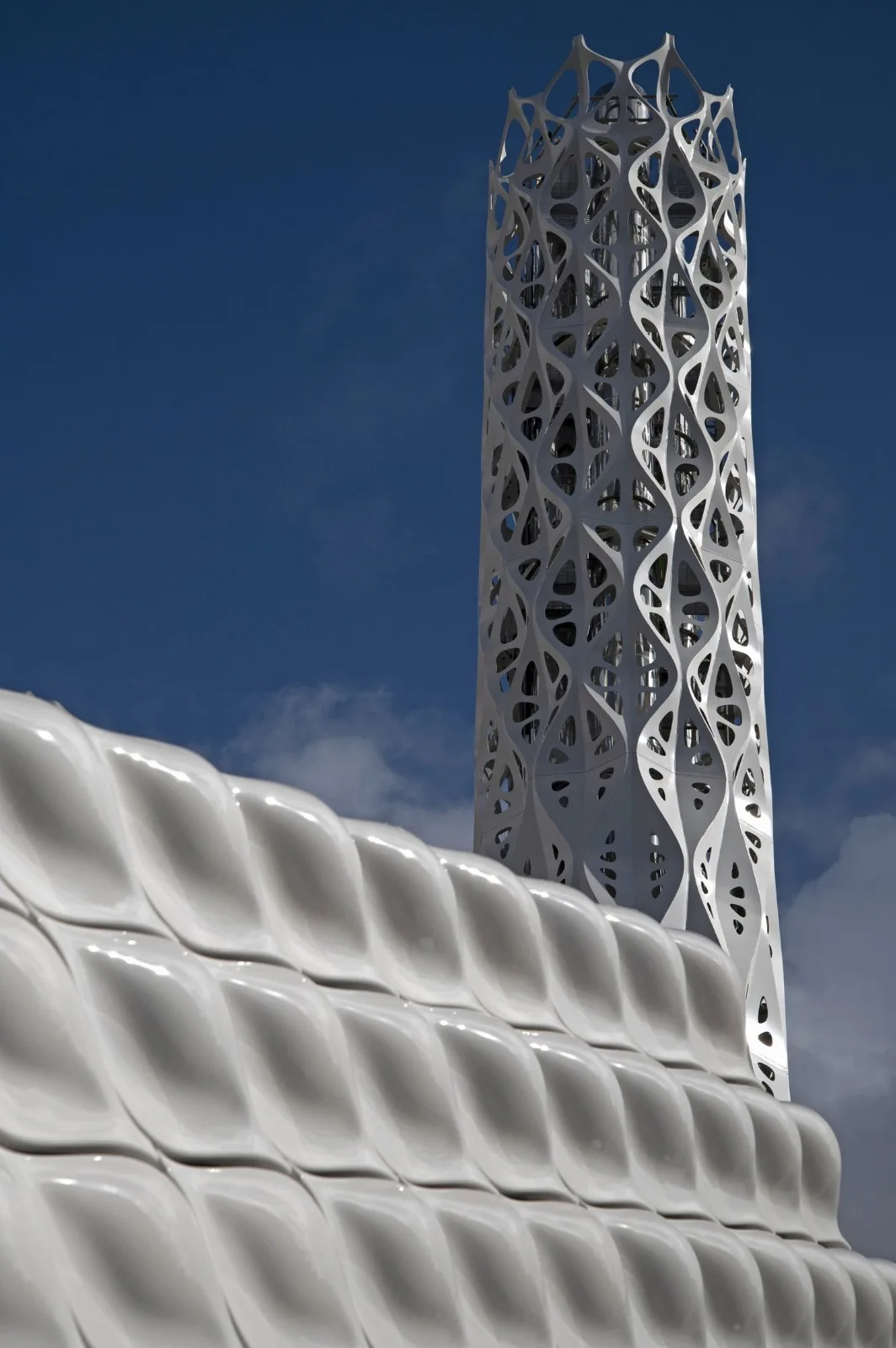 BIM Architecture | Structural Innovation: 'Shell Hollow' Tower of Light and Wall of Energy/Tonkin Liu