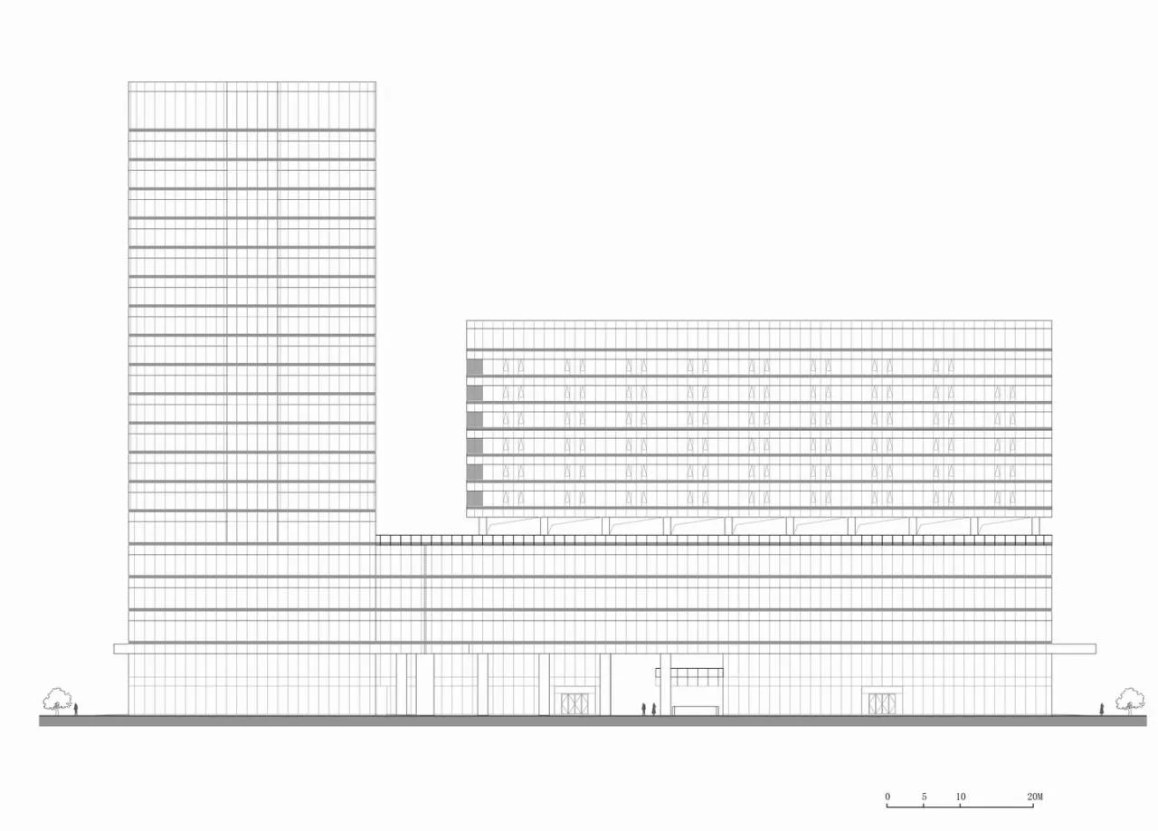 BIM Architecture | Leading Pharmaceutical Company Park style Headquarters Office · Shangyao Changyao Business Center/Jianhe Building