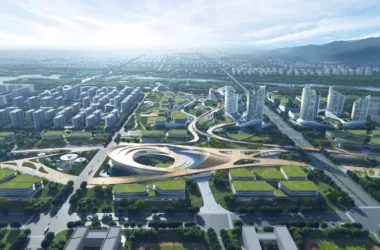 BIM Architecture and Urban Design Plan for Xinchengdong Central District, Changping, Beijing by COFCO Real Estate, Zhongyuan China, and Qingdao Coastal Area-BIM WORLD