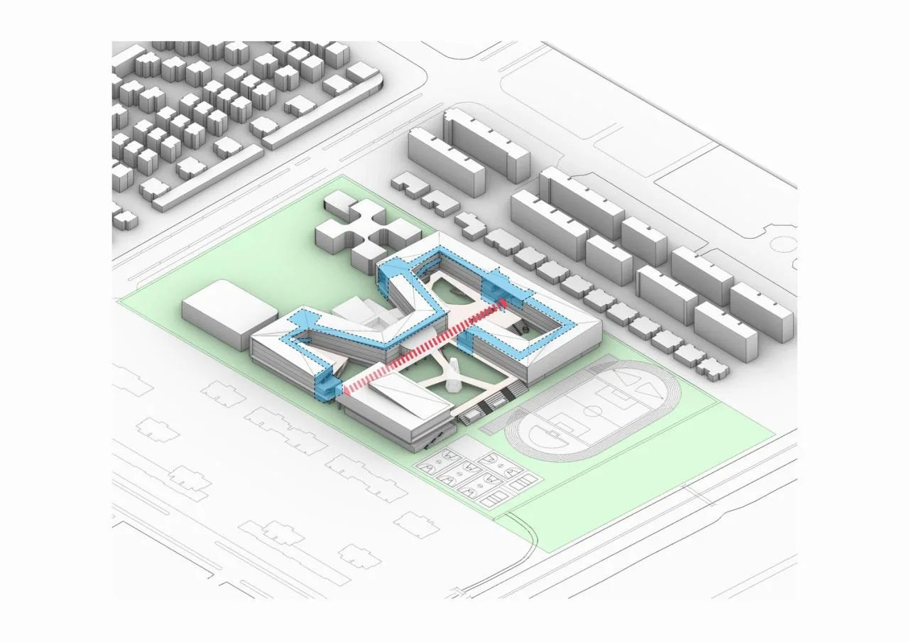 BIM Architecture | Four Times Academy · Suqian Suyu Experimental Primary School Reconstruction/Jianhe Architecture