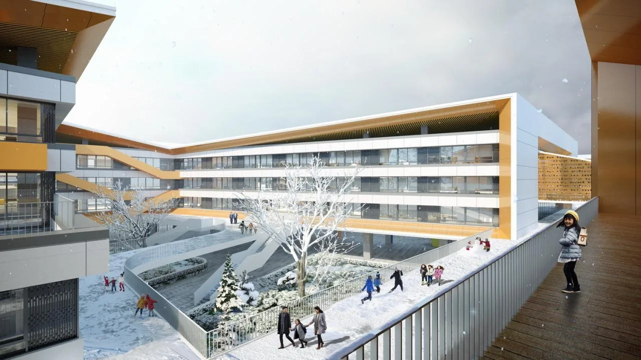 BIM Architecture | Four Times Academy · Suqian Suyu Experimental Primary School Reconstruction/Jianhe Architecture