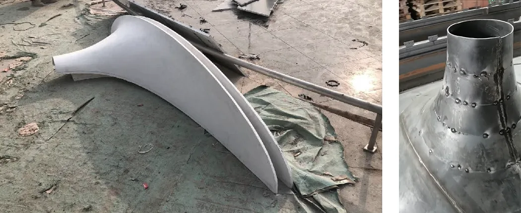 Column cap detail