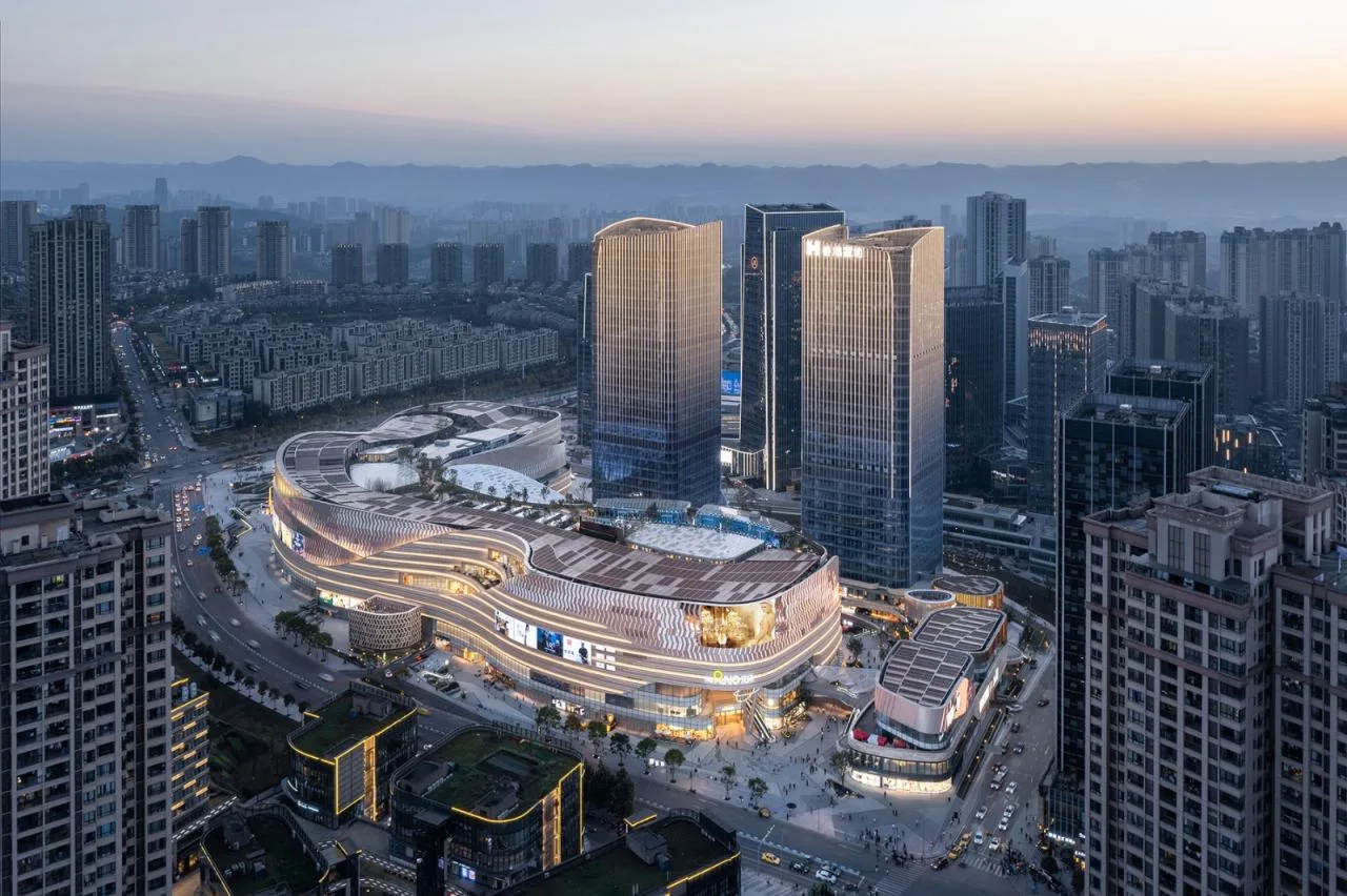 BIM Architecture | Hong Kong Land Chongqing Halo The Ring Shopping Park/PHA Pai Ang