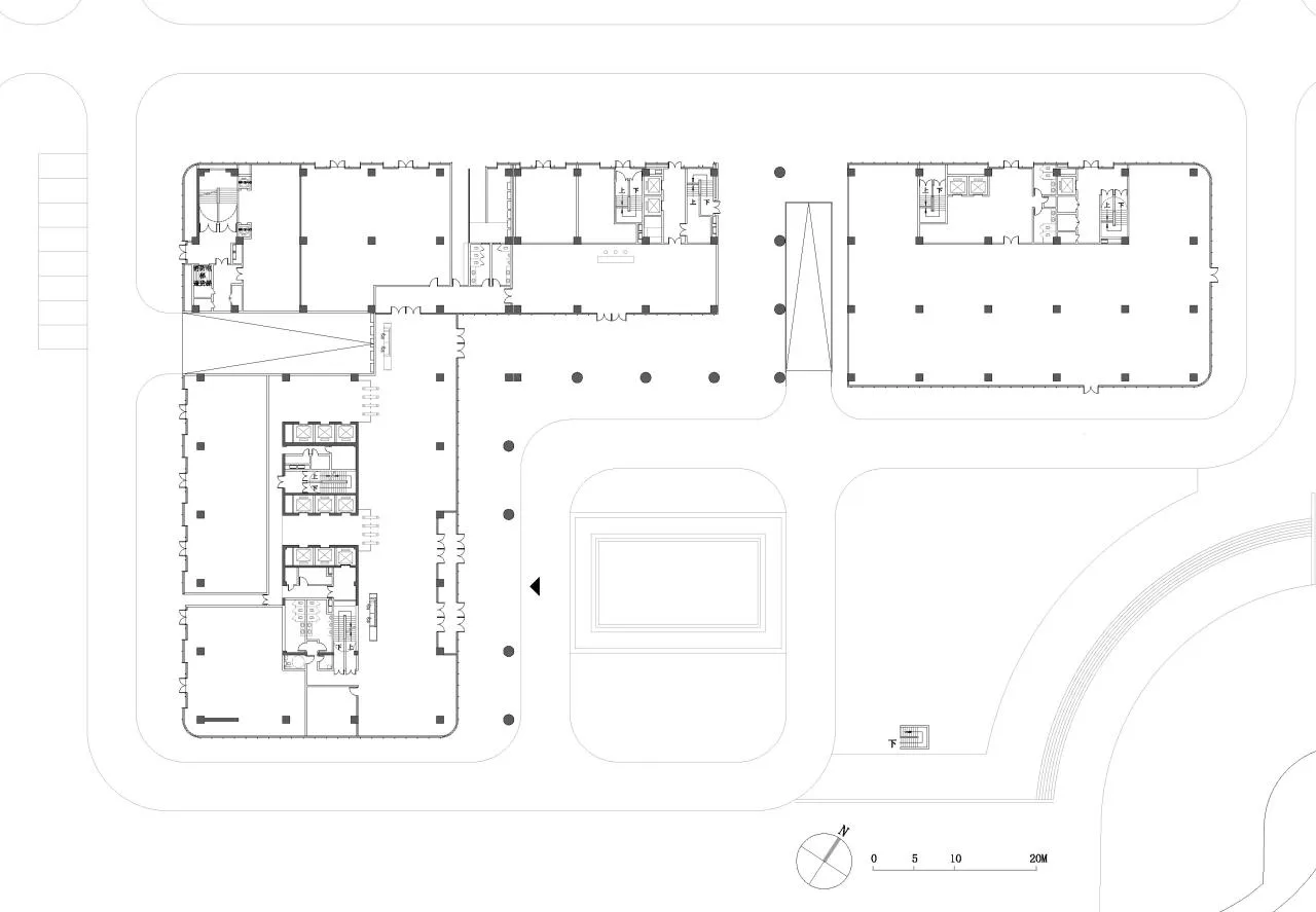 BIM Architecture | Leading Pharmaceutical Company Park style Headquarters Office · Shangyao Changyao Business Center/Jianhe Building
