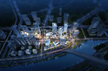 BIM Architecture: Guangzhou Guangwu Yuzhu Production City Complex by UA You'an Design in the Lingjiang Youke Era-BIM WORLD