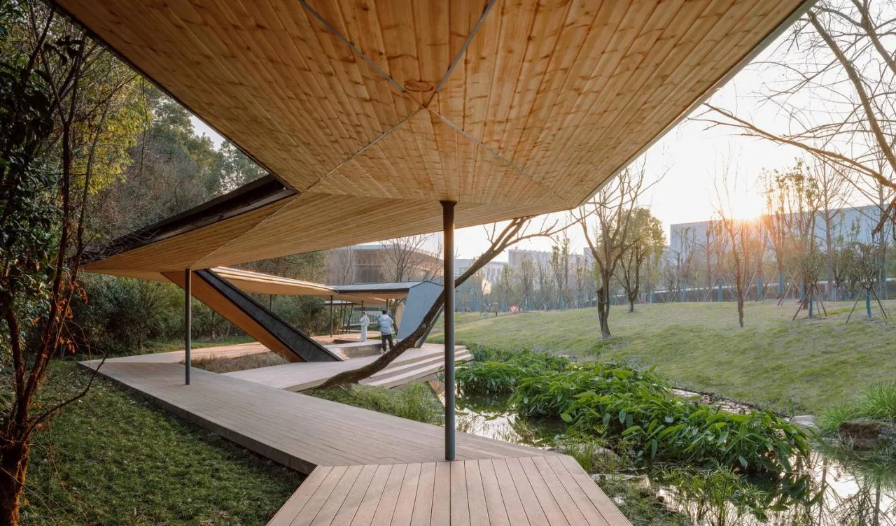 BIM architecture | River eaves: Zhejiang Conservatory of Music campus micro update/Zhu Peidong line+architectural firm gad