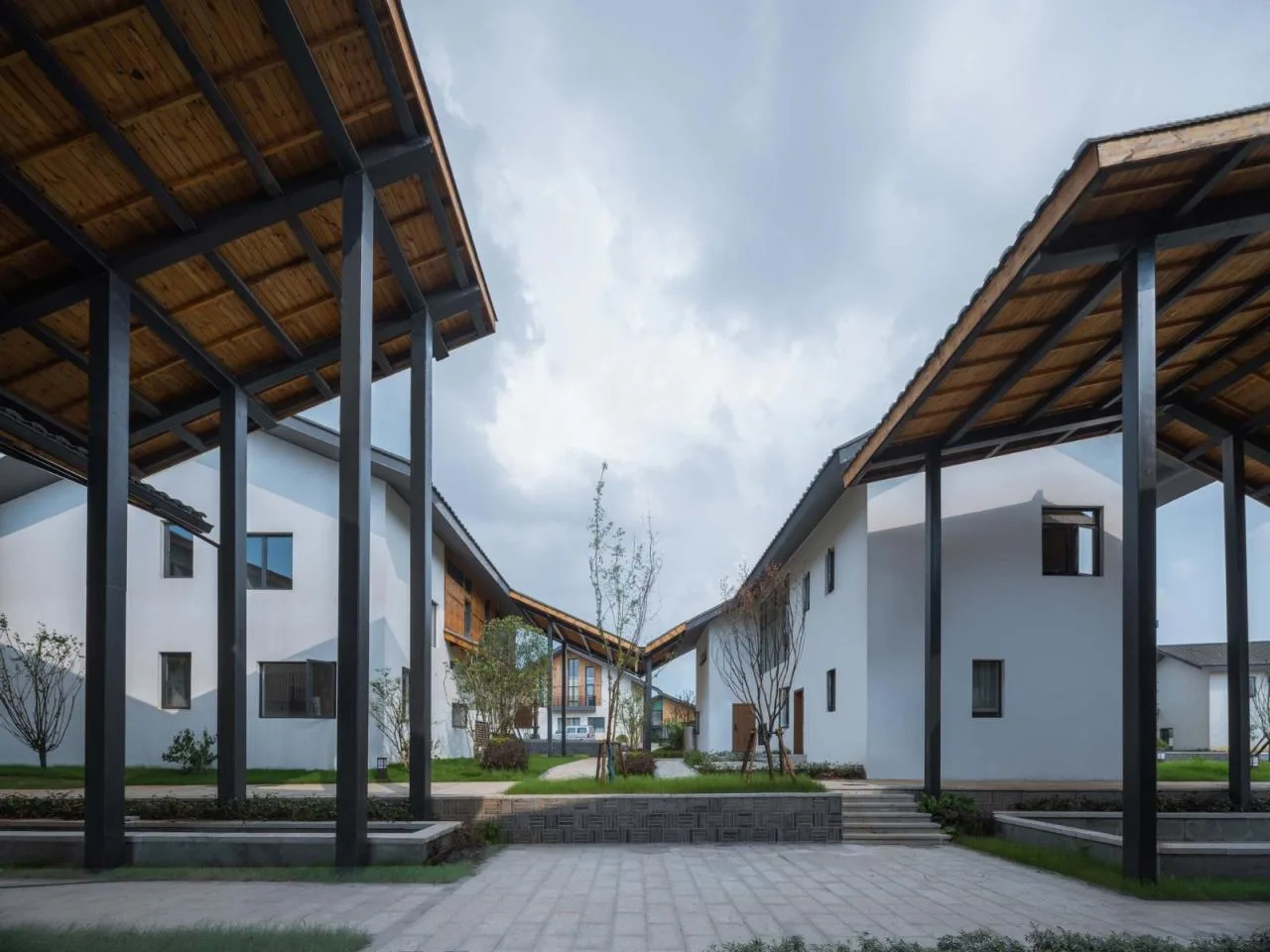 BIM Architecture | Miluo "Dragon Boat Festival Family" Rural Settlement/Artificial Architecture Studio