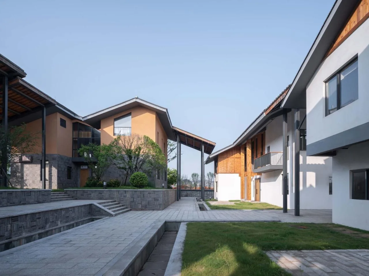 BIM Architecture | Miluo "Dragon Boat Festival Family" Rural Settlement/Artificial Architecture Studio