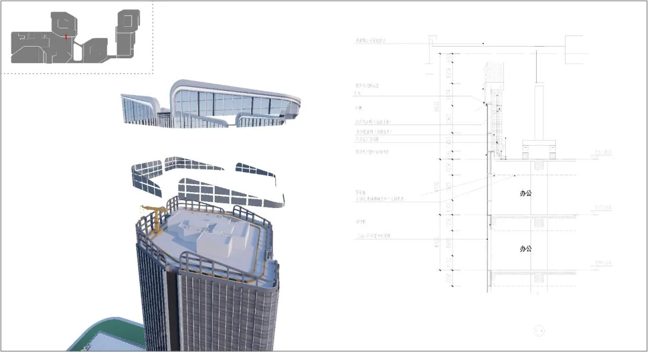 BIM Architecture | Setting Sails in the Wind, Lingjiang Youke Period: Guangzhou Guangwu Yuzhu Production City Complex/UA You'an Design