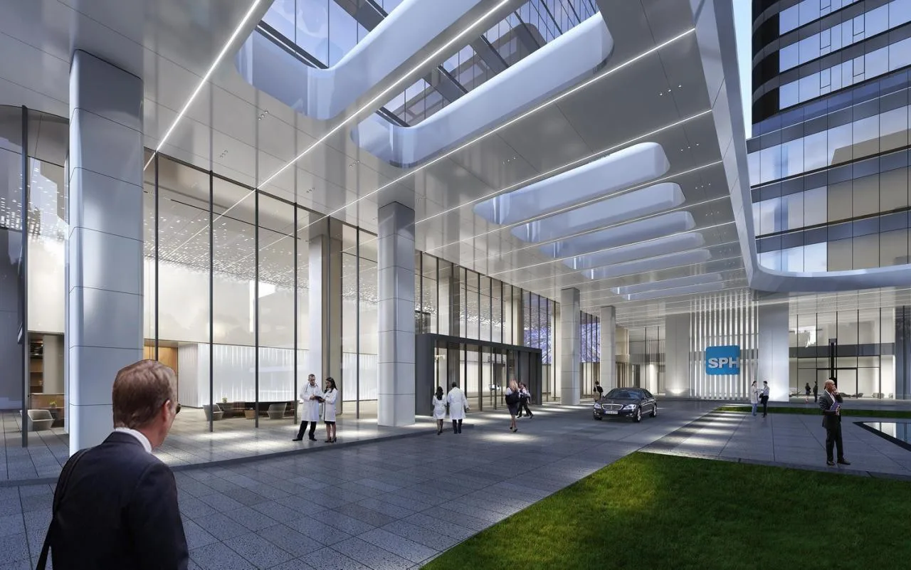 BIM Architecture | Leading Pharmaceutical Company Park style Headquarters Office · Shangyao Changyao Business Center/Jianhe Building