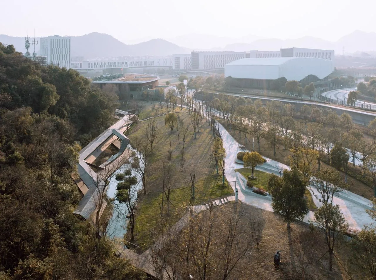 BIM architecture | River eaves: Zhejiang Conservatory of Music campus micro update/Zhu Peidong line+architectural firm gad