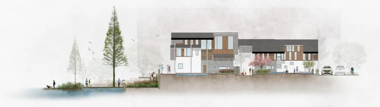 BIM Architecture | Miluo "Dragon Boat Festival Family" Rural Settlement/Artificial Architecture Studio