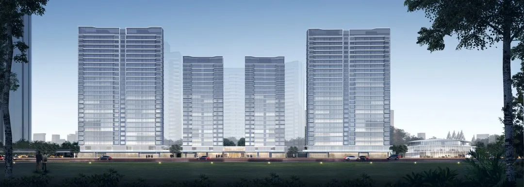 Public building facade design