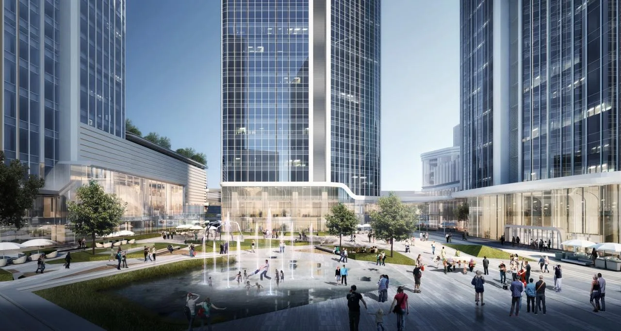 BIM Architecture | Setting Sails in the Wind, Lingjiang Youke Period: Guangzhou Guangwu Yuzhu Production City Complex/UA You'an Design