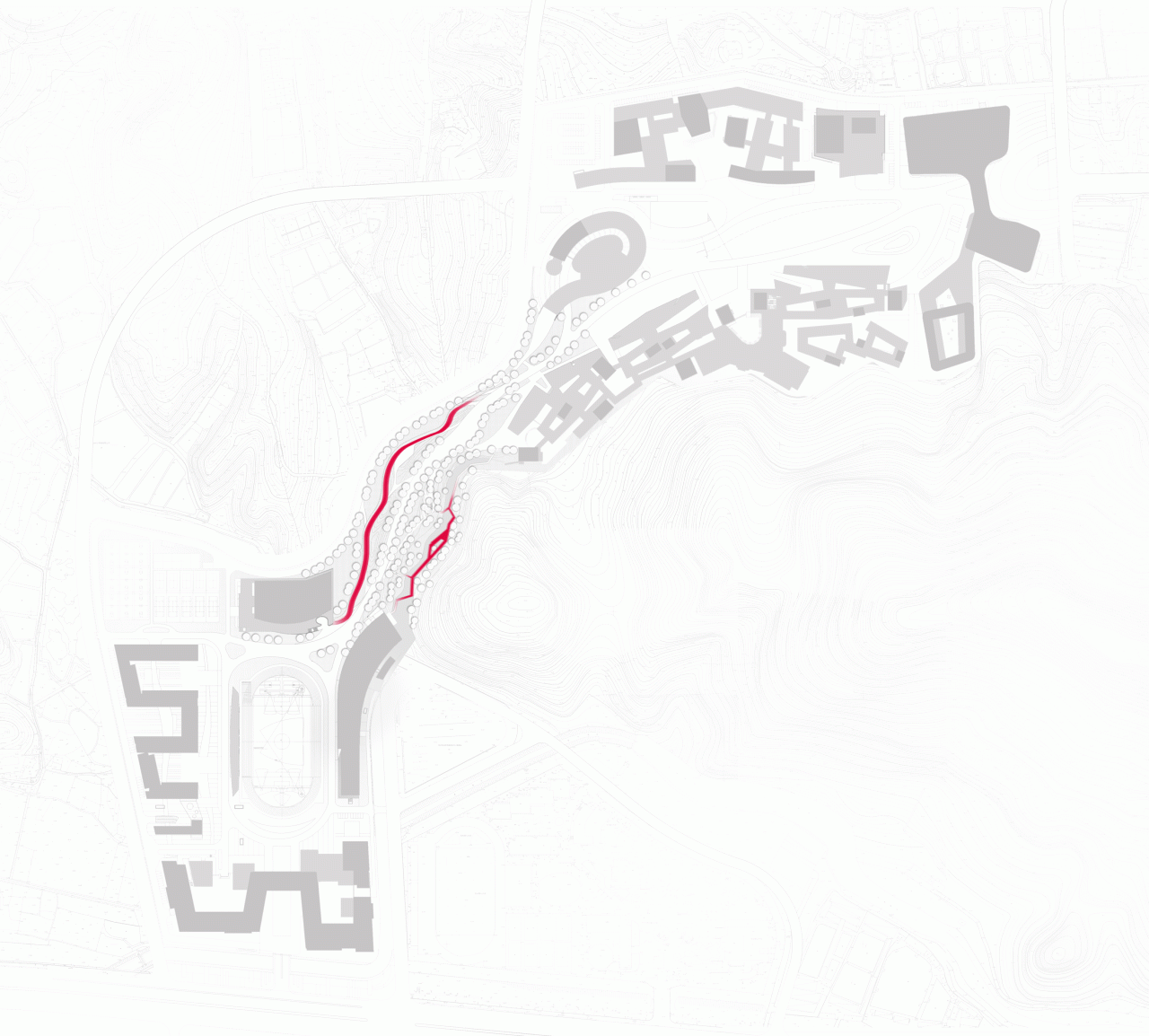 BIM architecture | River eaves: Zhejiang Conservatory of Music campus micro update/Zhu Peidong line+architectural firm gad