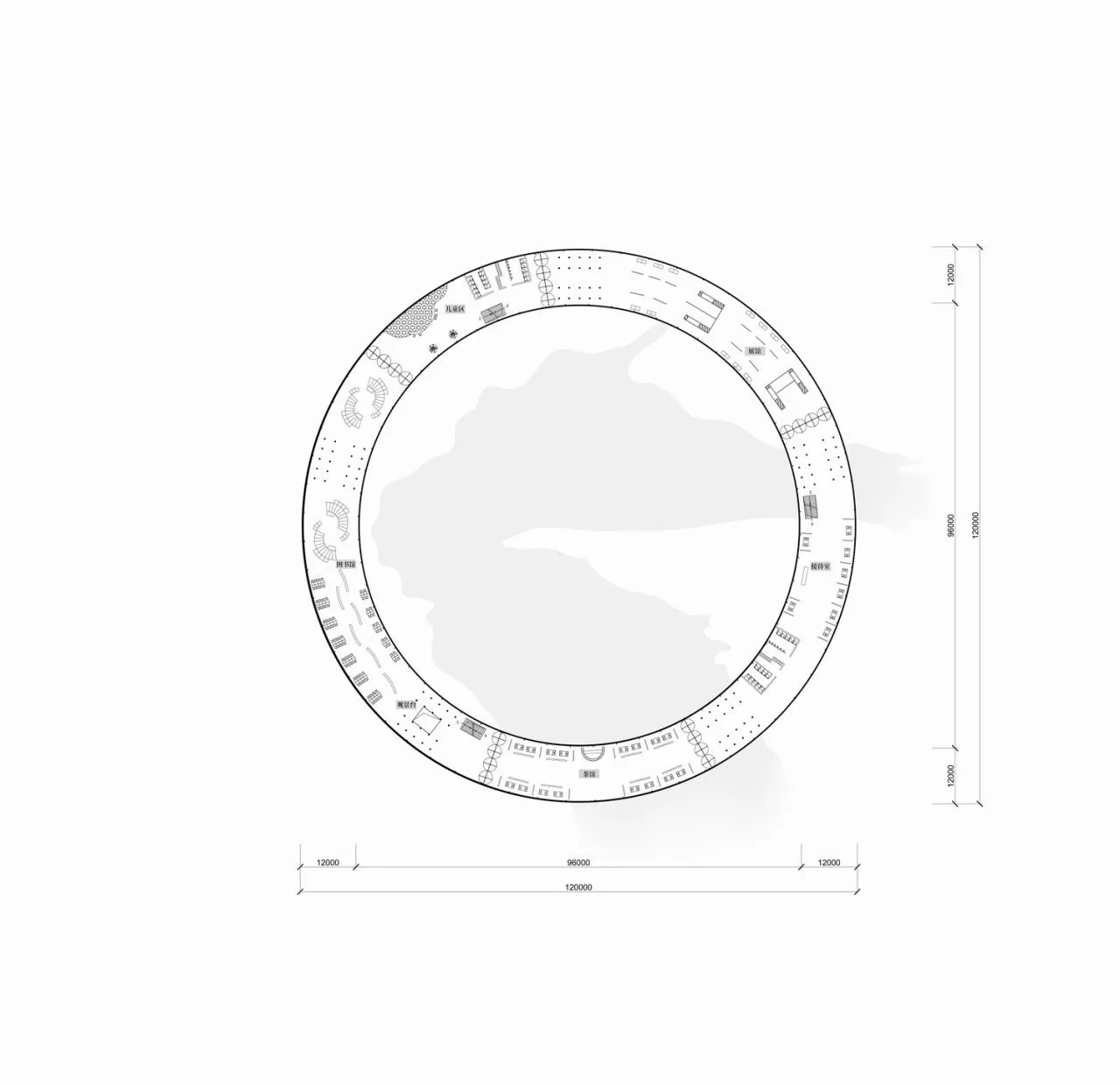 BIM Architecture | Wind and Rain Ring House - Design Scheme for Zhoubei Village Cultural Complex in Sanjiang County/Outsiders' Architecture