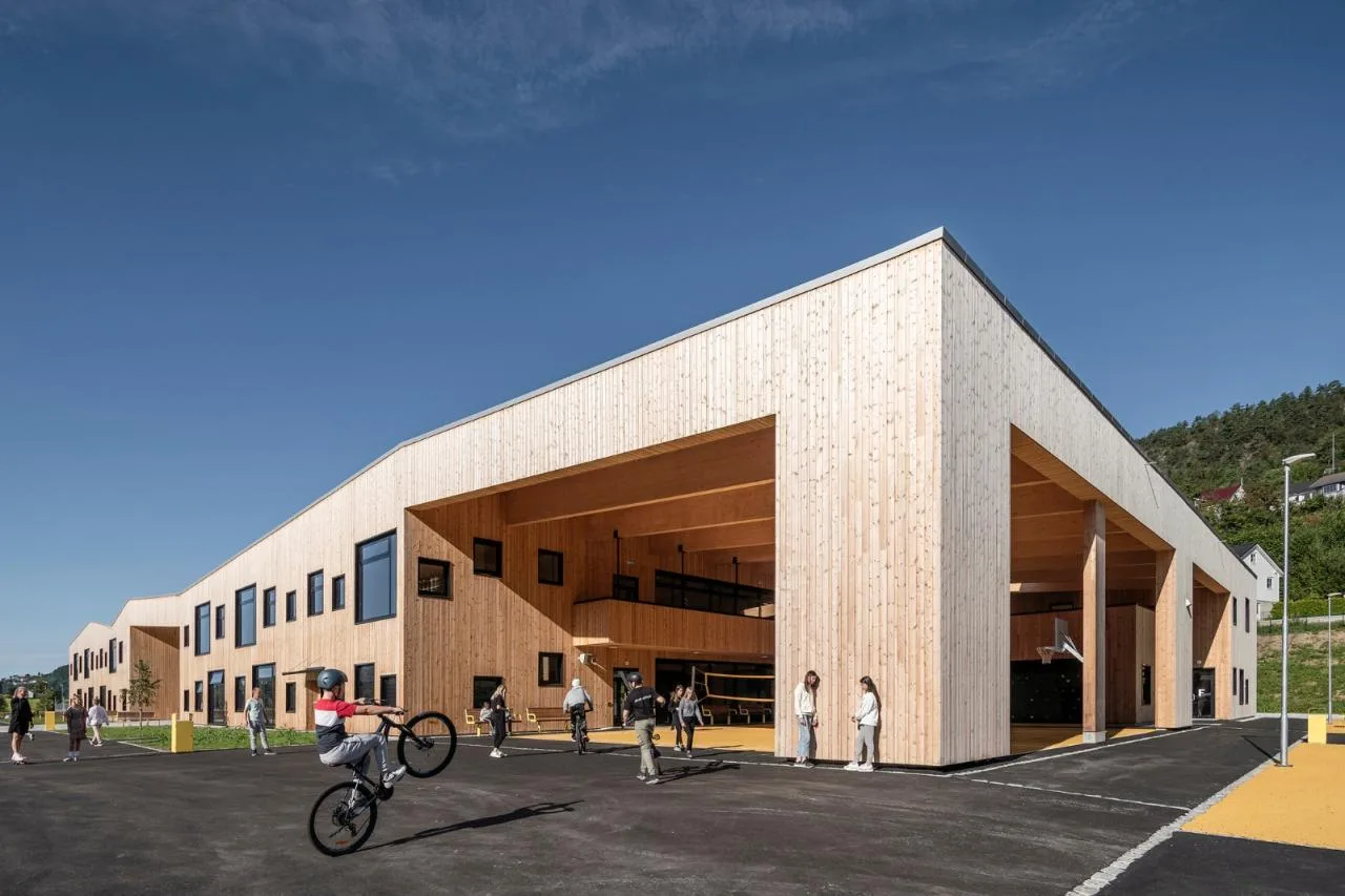 BIM Architecture | Borgafjellet Elementary School/LINK arkitektur