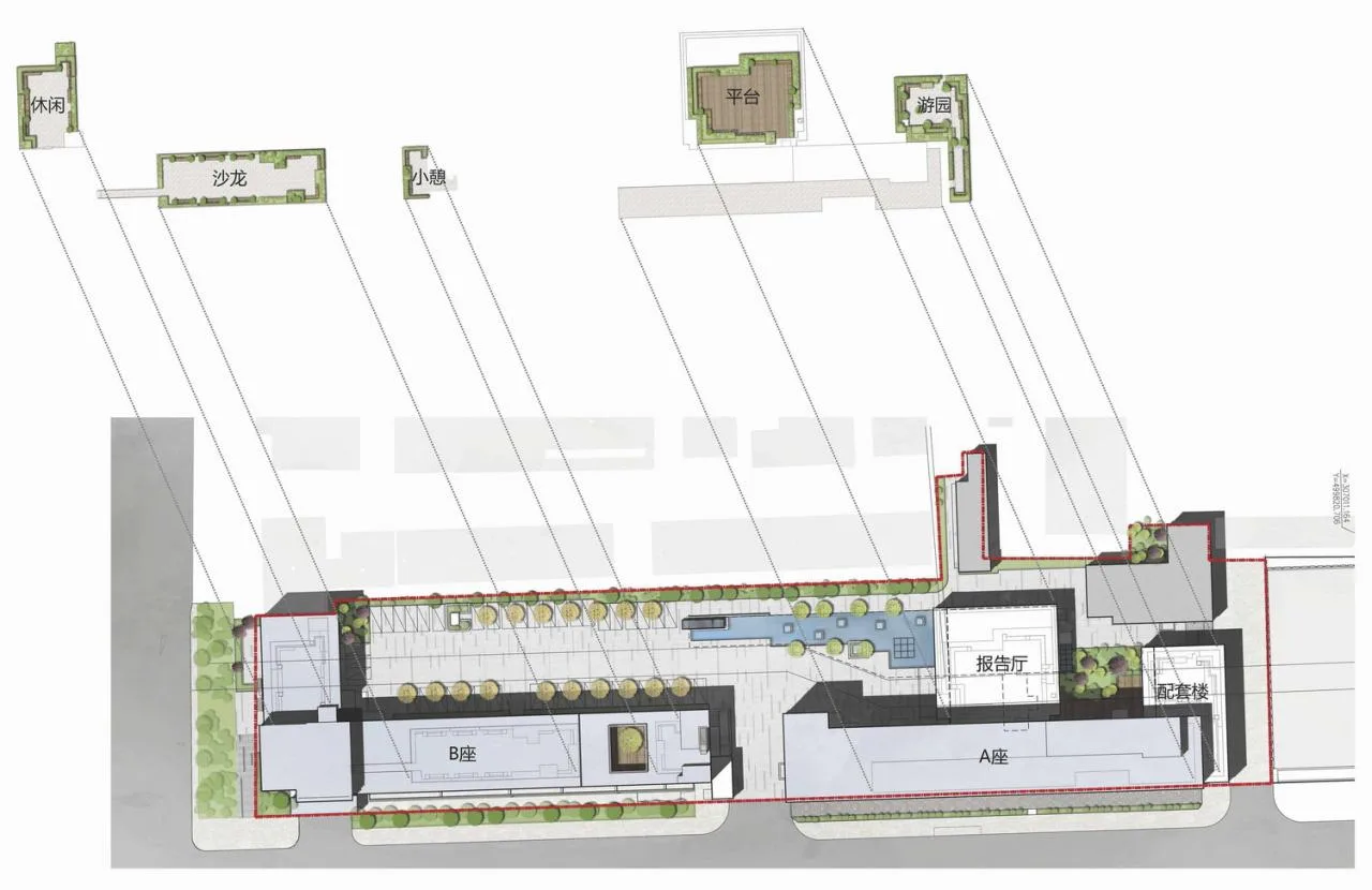 BIM architecture | A memory iteration on the moat: headquarters office building update/Beijing Urban Construction Design and Development Group Co., Ltd