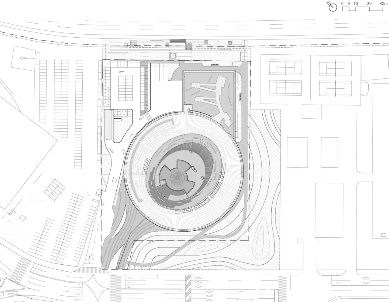 BIM Architecture | Ground 'Turbine', National Air Museum of Korea/Haeahn Architecture