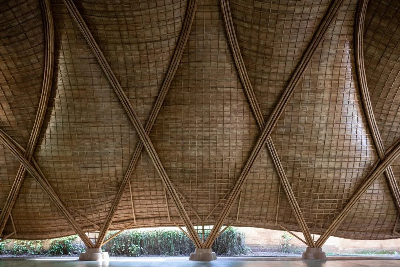 BIM Architecture | Minimum Structure Maximum Space, Bamboo Installation "Arc"/IBUKU