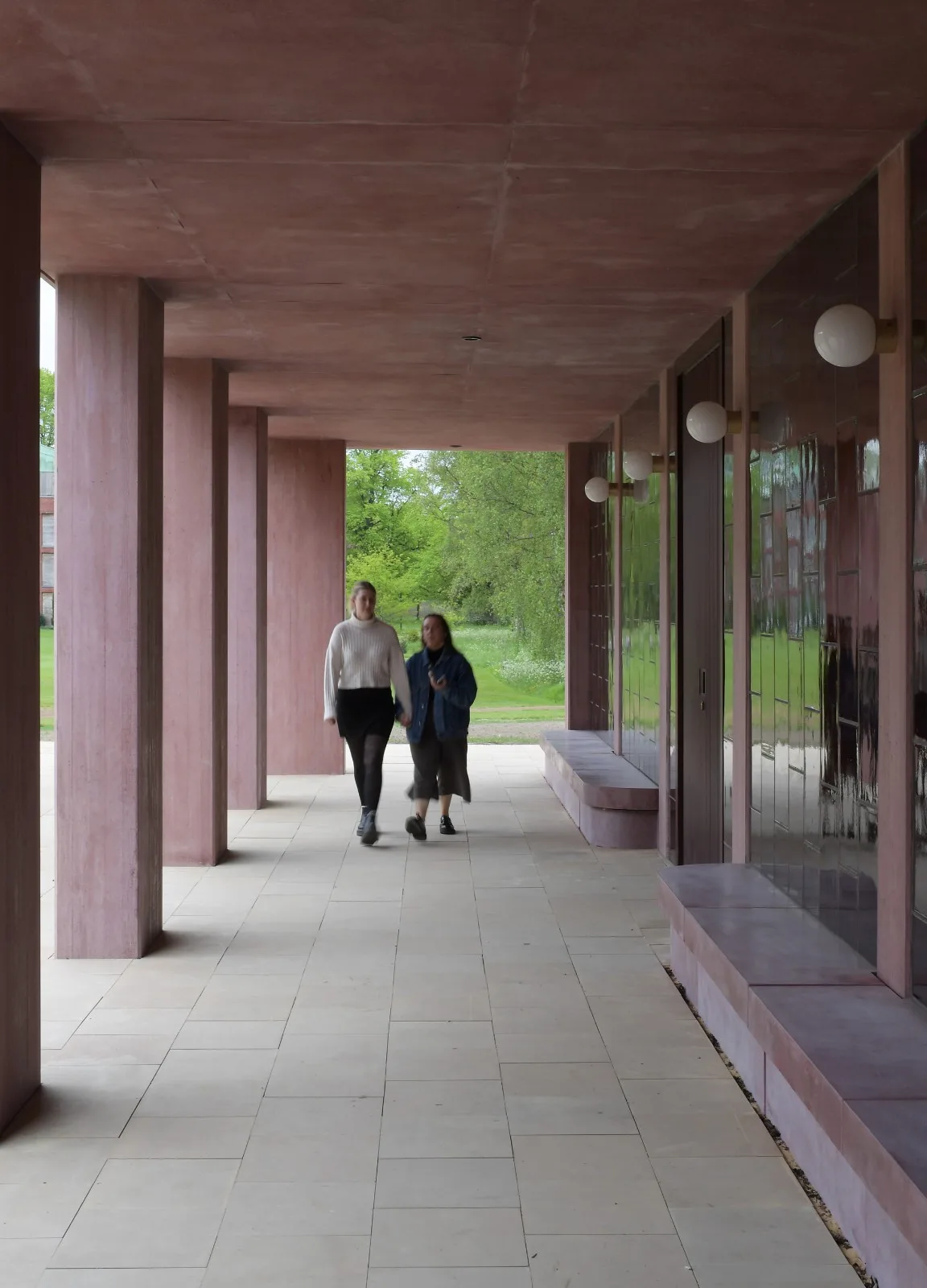 BIM Architecture | Retro Green Glaze, Cambridge University Canteen/Feilden Fowler