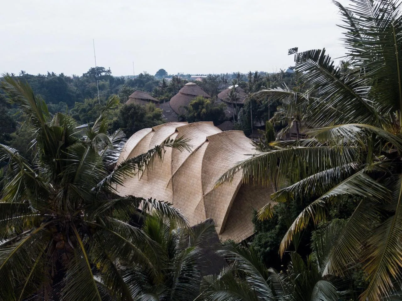 BIM Architecture | Minimum Structure Maximum Space, Bamboo Installation "Arc"/IBUKU