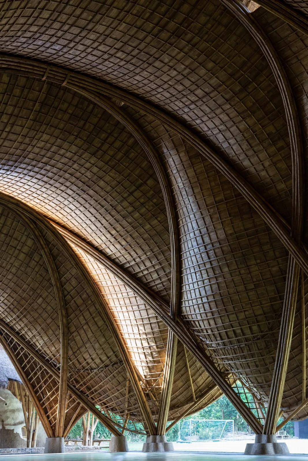 BIM Architecture | Minimum Structure Maximum Space, Bamboo Installation "Arc"/IBUKU