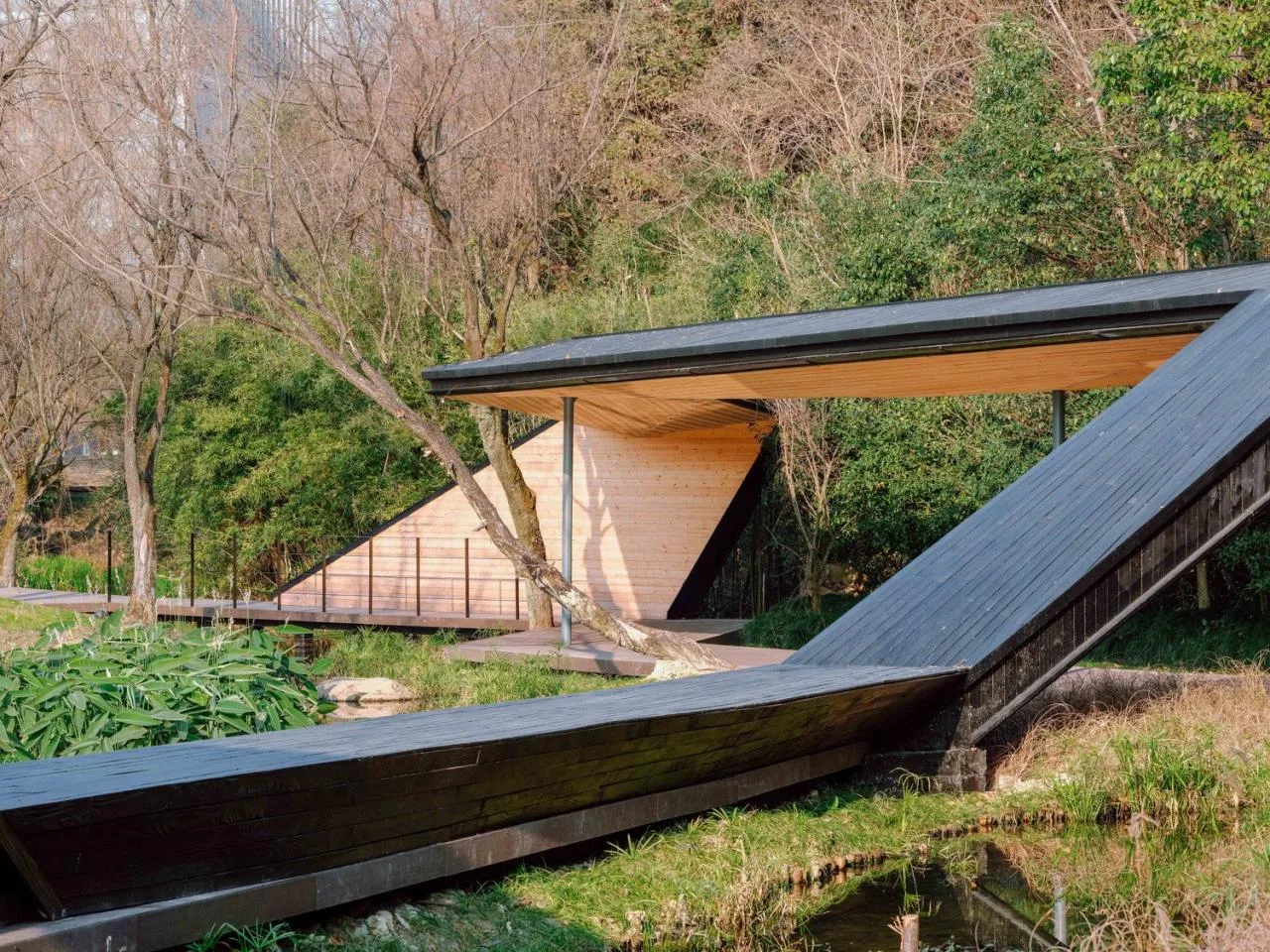 BIM architecture | River eaves: Zhejiang Conservatory of Music campus micro update/Zhu Peidong line+architectural firm gad
