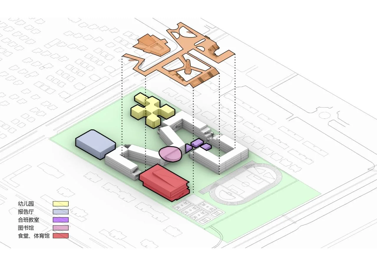 BIM Architecture | Four Times Academy · Suqian Suyu Experimental Primary School Reconstruction/Jianhe Architecture