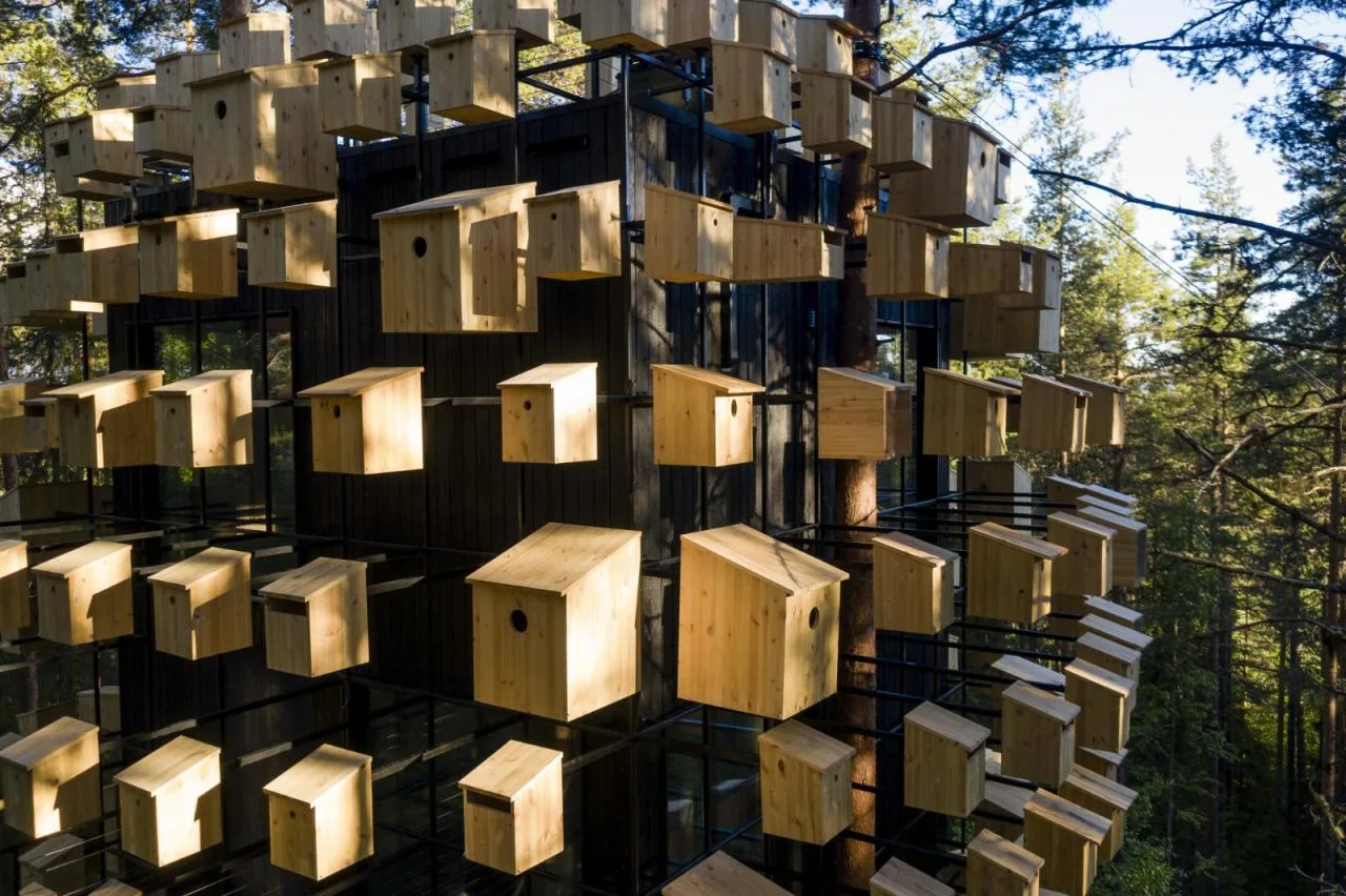 BIM Architecture | Tree Top Hotel 'Biosphere'/BIG