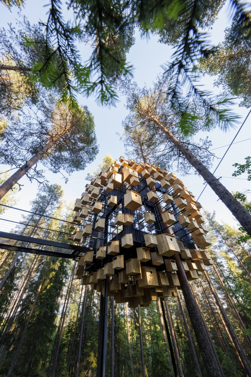 BIM Architecture | Tree Top Hotel 'Biosphere'/BIG
