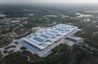 BIM Architecture: Revival Hall at the 10th China Flower Expo by Huajian Group Shanghai Architectural Design and Research Institute-BIM WORLD