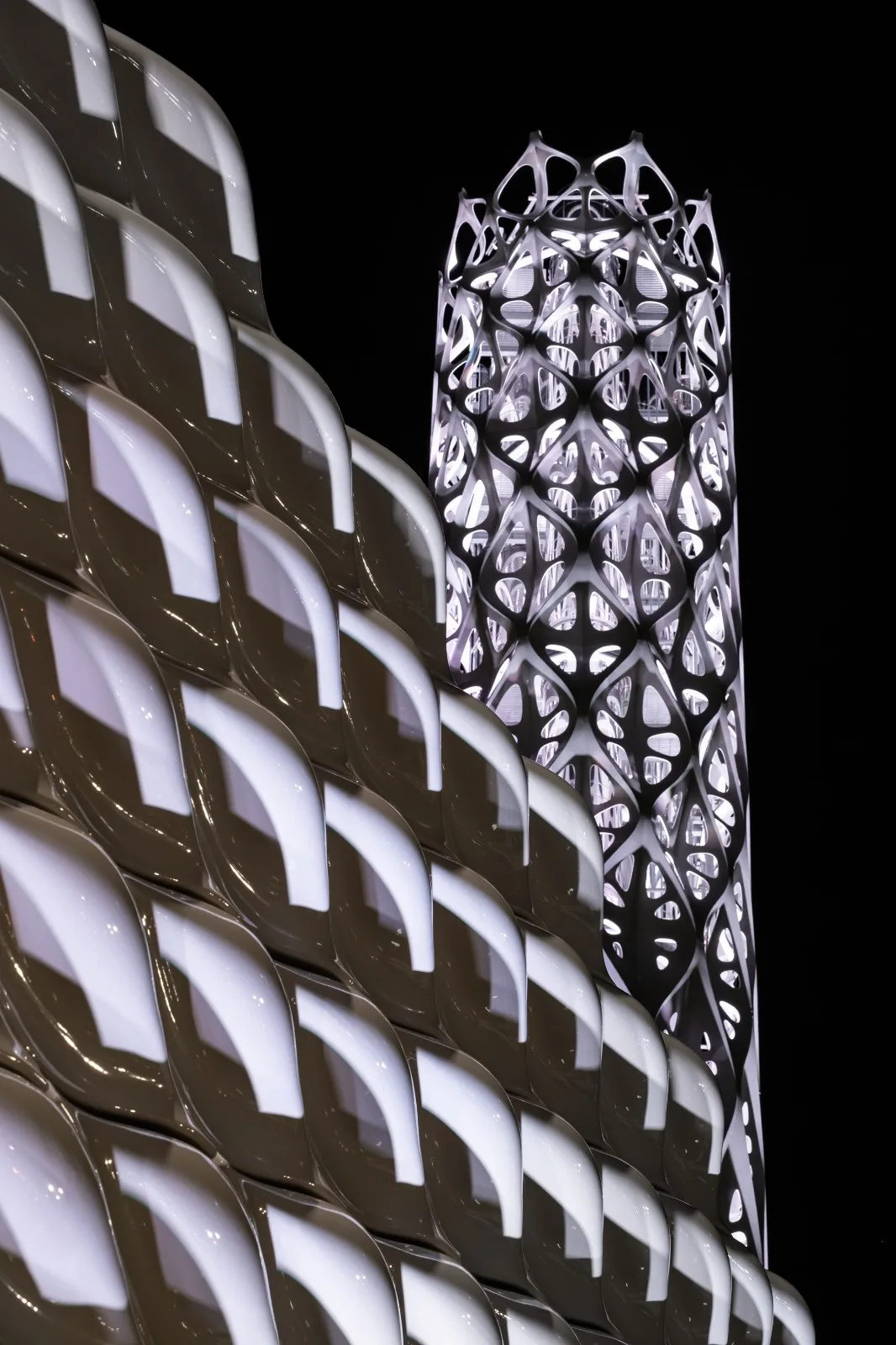 BIM Architecture | Structural Innovation: 'Shell Hollow' Tower of Light and Wall of Energy/Tonkin Liu