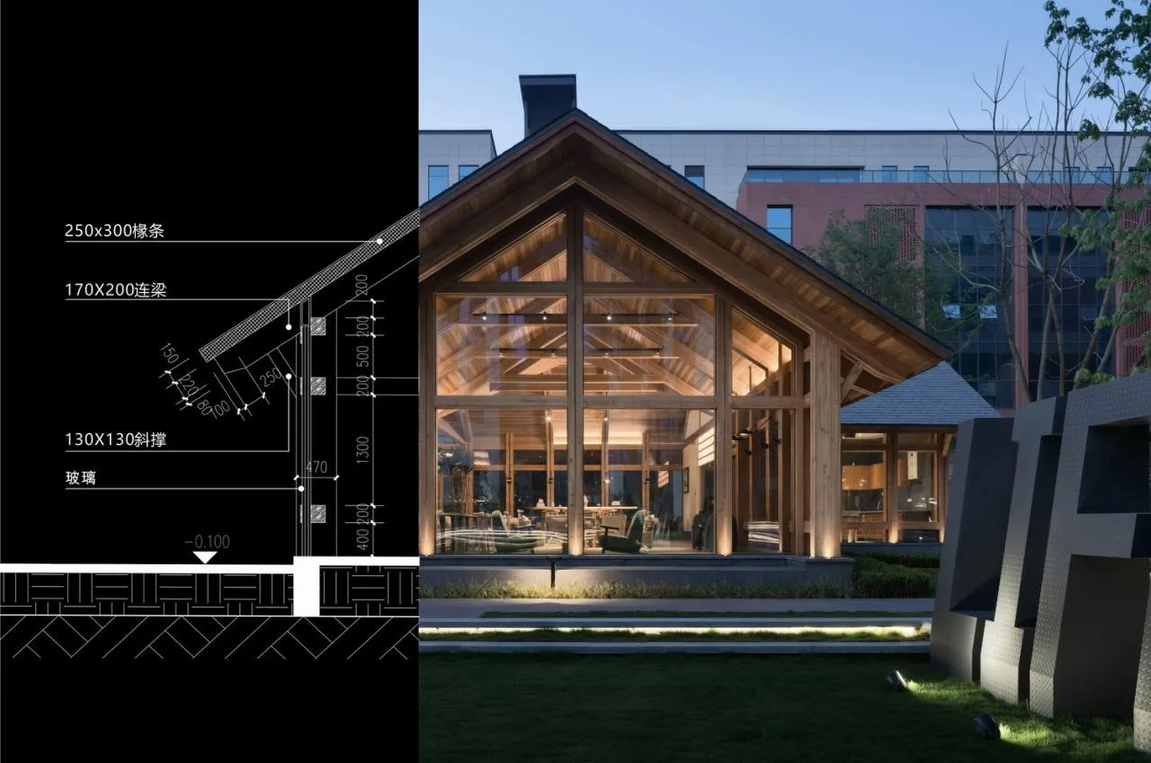 BIM Architecture | Humble and Simple, but Exquisite 'Warm Architecture': Café of Dadi International Life Science Park/Junzhi Technology