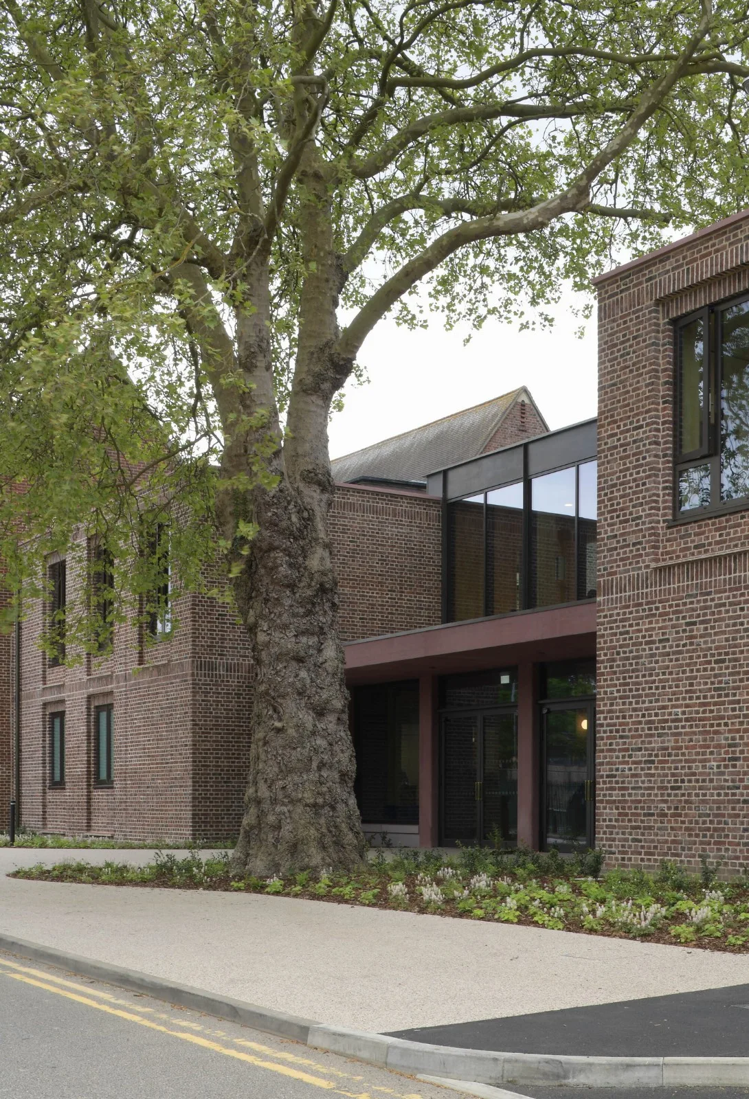 BIM Architecture | Retro Green Glaze, Cambridge University Canteen/Feilden Fowler