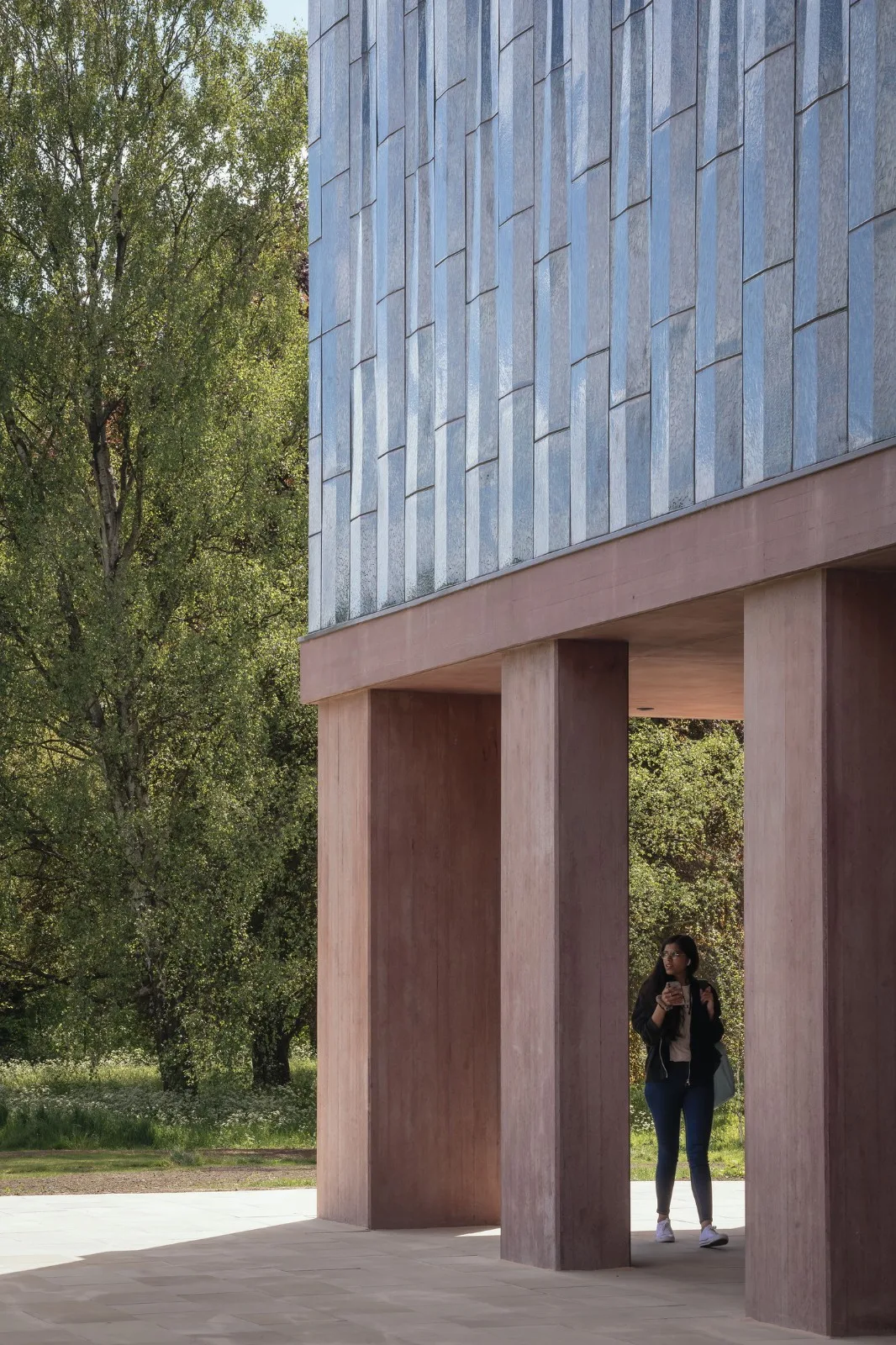 BIM Architecture | Retro Green Glaze, Cambridge University Canteen/Feilden Fowler