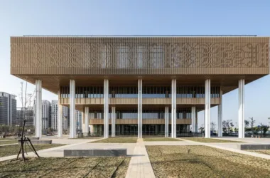 BIM Architecture Showcase: Tainan Public Library by Mecanoo and Zhang Malong & Chen Yulin-BIM WORLD